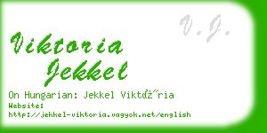 viktoria jekkel business card